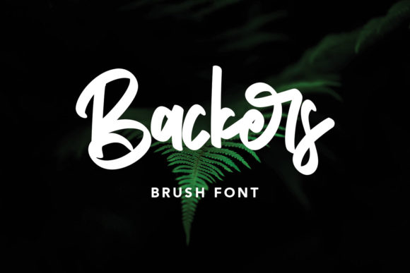 Backers: A Handwritten Font for Elegant Design