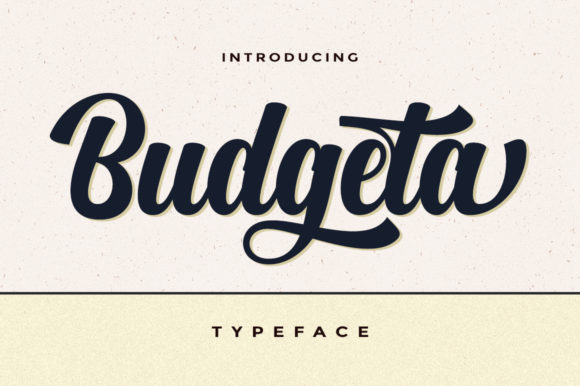 Budgeta: A Handwritten Font for Elegant Design