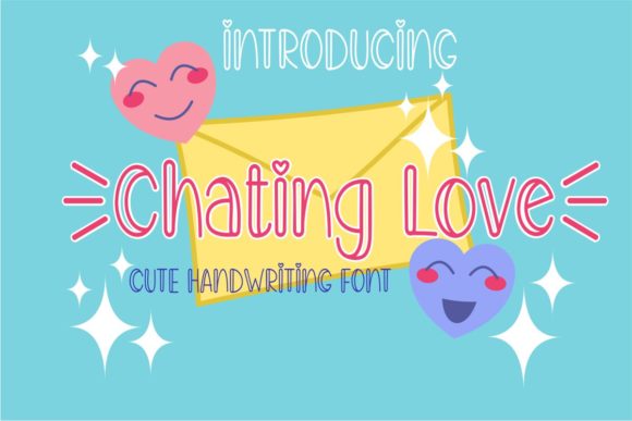 Chating Love: A Handwritten Font for Creative Expression