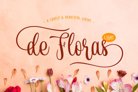 De Floras: A Handwritten Font for Web Design