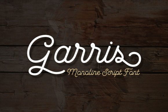 Garris: A Flowing Script Font for Marketers
