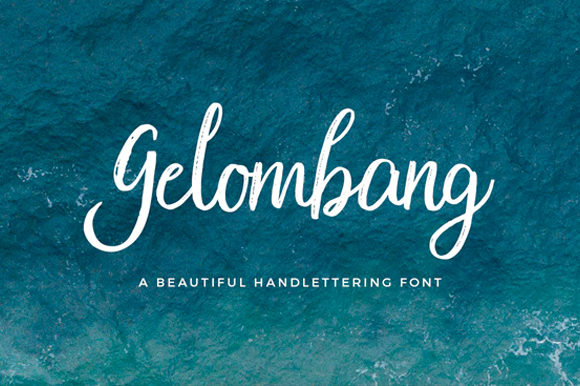 Gelombang: A Flowing Script for Elegant Design