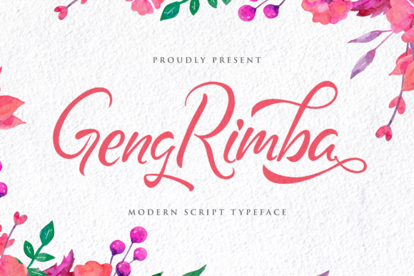 Geng Rimba Font: Elegant Script for Web Design