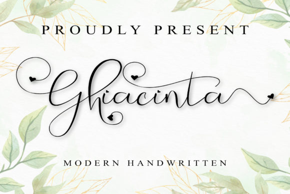 Ghiacinta: A Timeless Handwritten Font