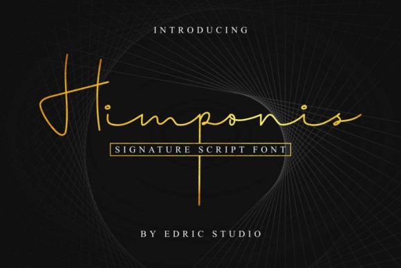 Himponis: A Flowing Script for Web Design