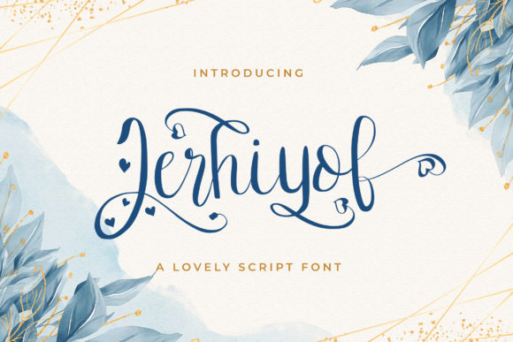 Jerhiyof: A Graceful Script Font