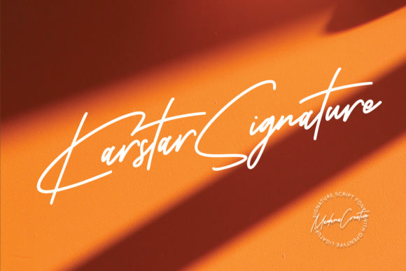 Karstar Signature: A Timeless Script Font