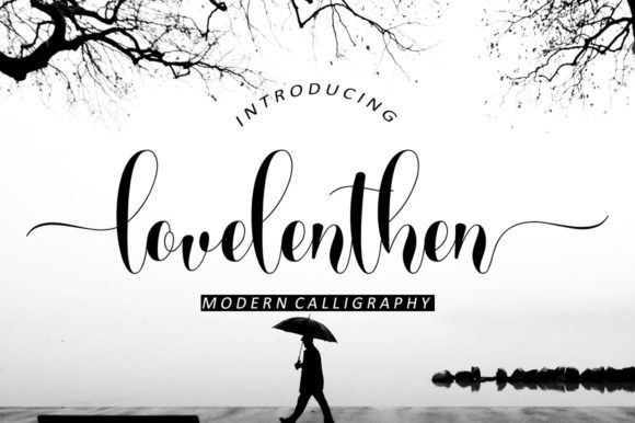 Lovelenthen: Elegant Handwritten Font