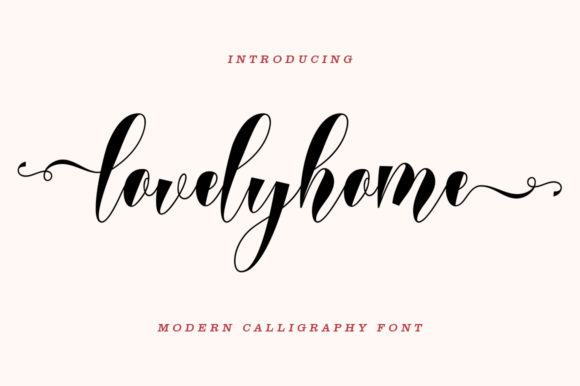 Lovelyhome Font: Elegant Script for Web Design