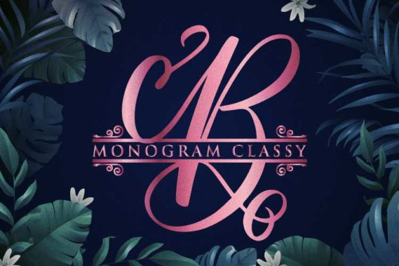 Monogram Classy: Elegant Handwritten Font