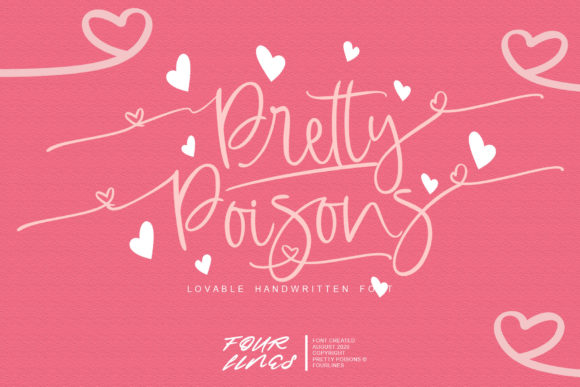 Pretty Poisons: A Delicate Font for Business Branding