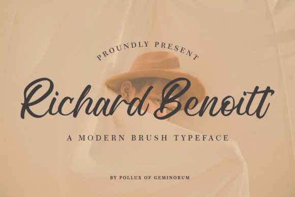 Richard Benoitt Font for Craft Projects