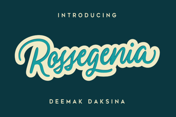 Rossegenia: A Premium Script Font