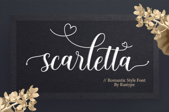 Scarletta: A Romantic Font for Creative Campaigns