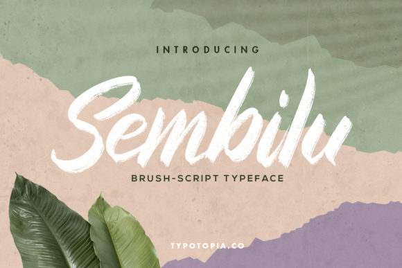 Sembilu: A Flowing Script Font