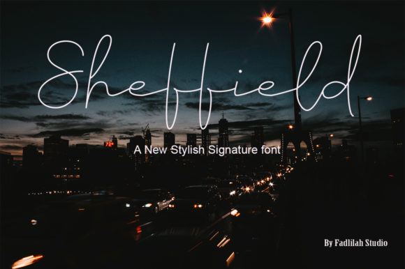 Sheffield: A Flowing Script for Elegant Design