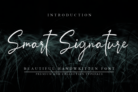 Smart Signature: A Stylish Font for Digital Marketing