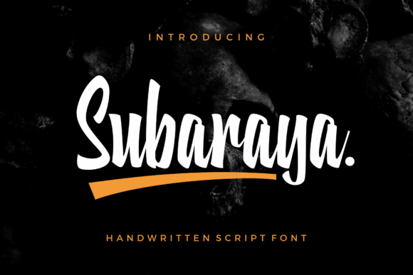 Subaraya: A Flowing Script Font for Modern Marketing